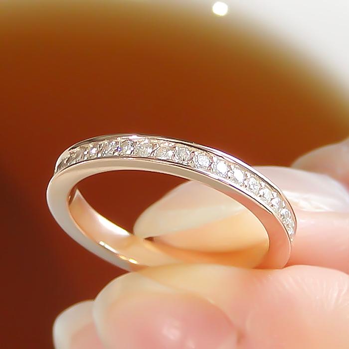 k18PG/YG/WG 0.35ctUP ダイヤモンドフルエタニティリング エタニティ ゴールド ピンクゴールド イエローゴールド ホワイトゴールド K18 フルエタニティ フチあり |  | 02