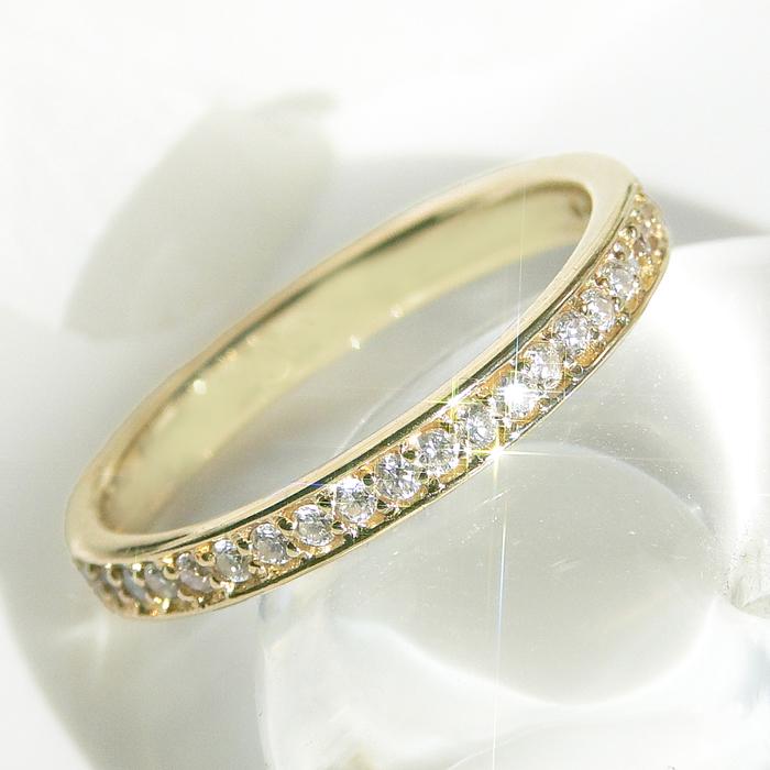 k18PG/YG/WG 0.35ctUP ダイヤモンドフルエタニティリング エタニティ ゴールド ピンクゴールド イエローゴールド ホワイトゴールド K18 フルエタニティ フチあり |  | 03