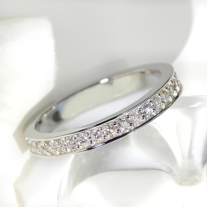 pt950 【0.5ct】ダイヤモンド フルエタニティリング プラチナ ダイヤ エタニティ ダイア リング 婚約指輪 結婚指輪 人気 プラチナ フルエタニティ 0.5ct ber0096の画像