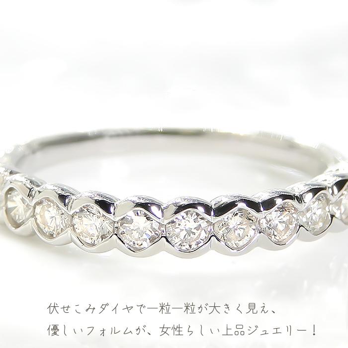 Pt900【0.5ct】ダイヤモンド エタニティリング  プラチナ 人気 定番 可愛い 華やか シンプル ダイヤ ダイア 指輪 プレゼント ４月誕生石 エタニティ  ber0106の画像