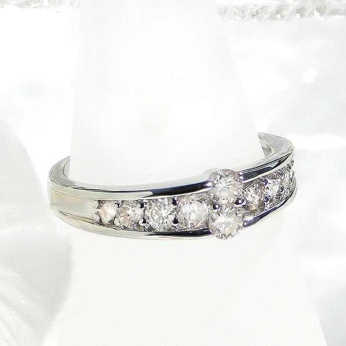 pt900 豪華0.5ctファンタジックエタニティ！ 10石 テンダイヤ 可愛い 人気 プラチナ プラチナ900 0.5カラット ダイヤ ダイア 指輪 レディースber0121 |  | 01