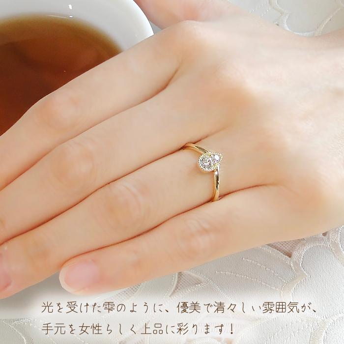 K18PG/WG/YG ダイヤモンドリング ミル打ち ダイヤ 18金 ゴールド ピンク イエロー ホワイト 上品  アンティーク 露 シンプル 18金 誕生日 ber0128の画像