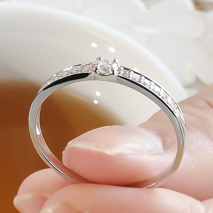 pt900 プラチナ 0.2ct エタニティ ダイヤ リング 送料無料 プレゼント 0.2カラット ダイヤモンド フチあり 人気 記念日 誕生日 サイズ 大きめ  ber0164Bの画像
