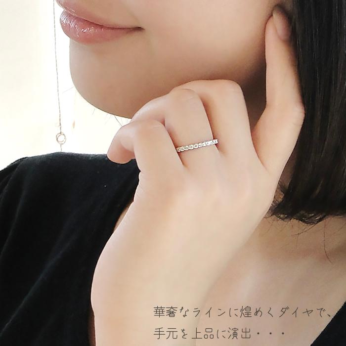 pt900【0.3ctUP】ダイヤモンド エタニティリング 定番 エタニティ シンプル 使いやすい ber0201の画像
