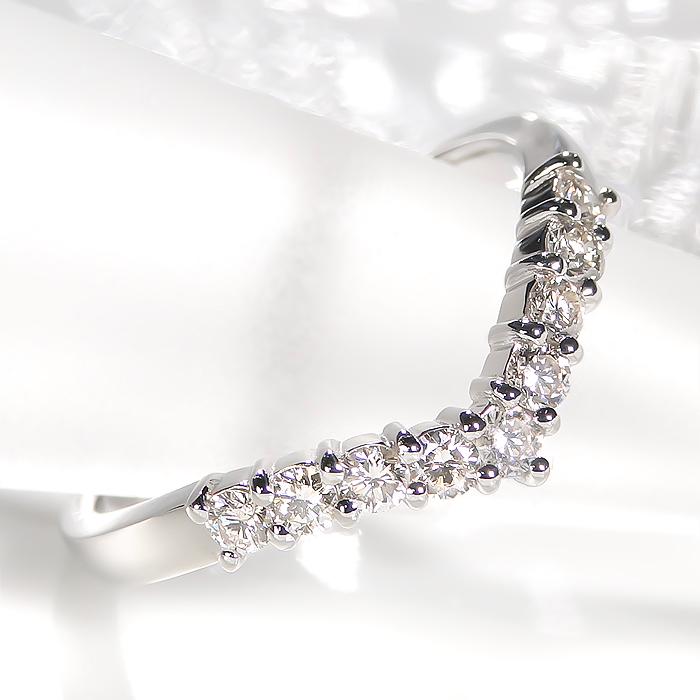 Pt900 【0.3ct】Vライン ダイヤモンド リング リング プラチナ Pt ダイヤリング ダイヤモンド リング ４月誕生石 Vライン V字 送料無料 ber0231 |  | 01