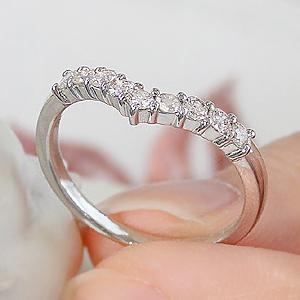 Pt900 【0.3ct】Vライン ダイヤモンド リング リング プラチナ Pt ダイヤリング ダイヤモンド リング ４月誕生石 Vライン V字 送料無料 ber0231 |  | 04