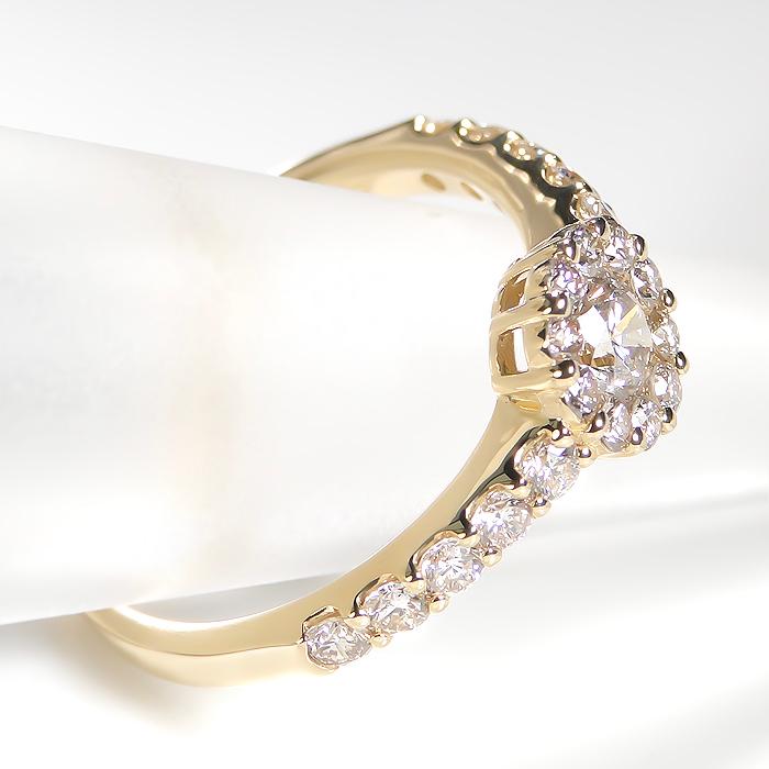K18YG/WG/PG 【0.8ct】 ダイヤモンド リング 指輪 ファッションリング