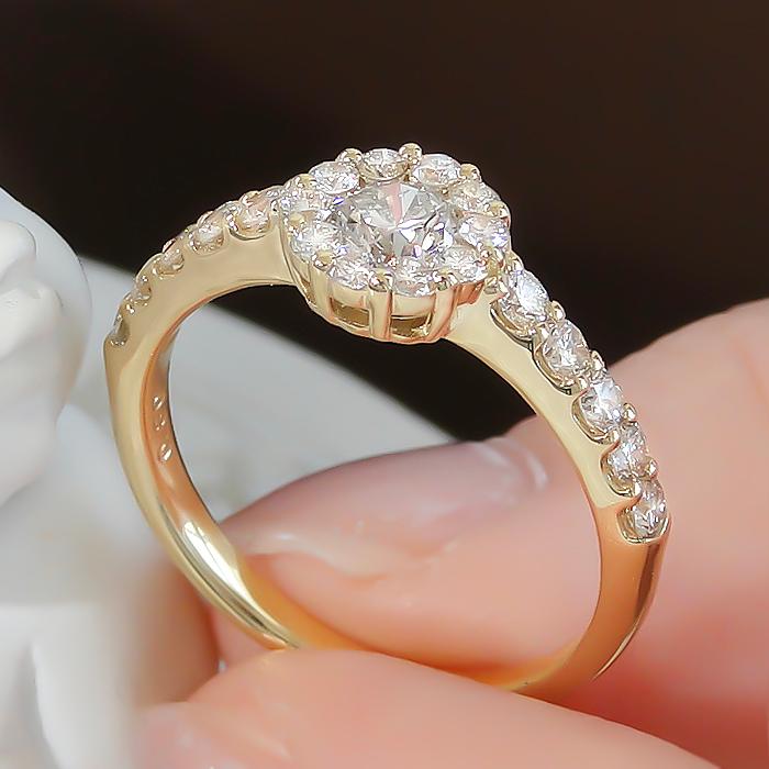 K18YG/WG/PG 【0.8ct】 ダイヤモンド リング 指輪 ファッションリング