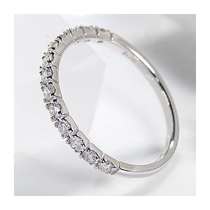 pt900 プラチナ ダイヤモンド ダイヤ 指輪 リング エタニティ 細身 0.3