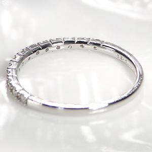 K18YG 0.20ctUP ゴールド ダイヤモンド ダイヤ 指輪 リング エタニティ 細身 ハーフエタ 4本爪 0.2ct K18 18金 華奢 シンプル ジュエリー ber0251の画像