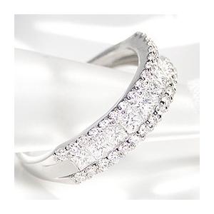 【やわらぎ】Pt900 プリンセスカット ダイヤモンド エタニティ リング 楽天市場】Pt900【1.0ct】プリンセスカットダイヤモンド