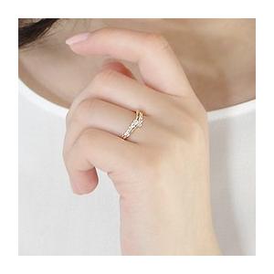 K18 YG WG PG ゴールド ダイヤモンド ダイヤ 指輪 リング 0.2ct 10石 10粒 テンダイヤモンド Vライン ber0262 |  | 02