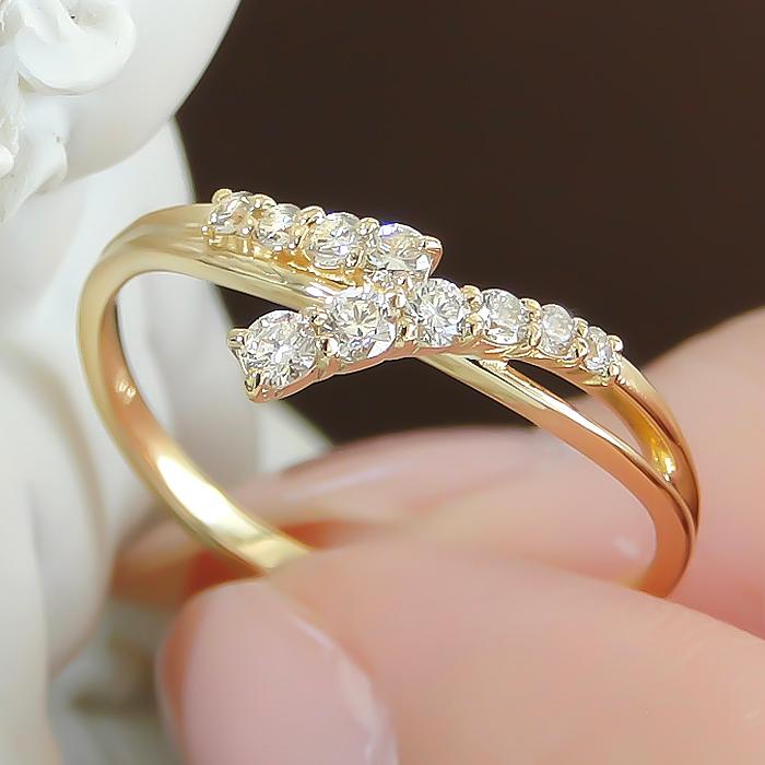 K18 YG WG PG 0.2ct テンダイヤモンド リング 18金 ゴールド ダイヤモンド ダイヤ 指輪 リング 0.2ct 10ダイヤ テンダイヤモンド 10石 10粒 可愛い 4月 ber0264 |  | 03