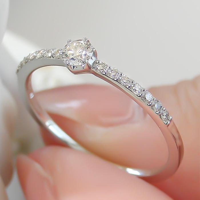 K18 YG WG PG 0.20ct ダイヤモンド リング ゴールド ダイヤ 指輪 リング 0.20ct エタニティ 人気 18k 18金 華奢 4月 誕生石 ber0268の画像