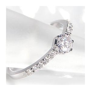 pt900 プラチナ ダイヤモンド ダイヤ 指輪 リング 0.45ct エタニティ 人気 一粒 4月 誕生石 ber0271