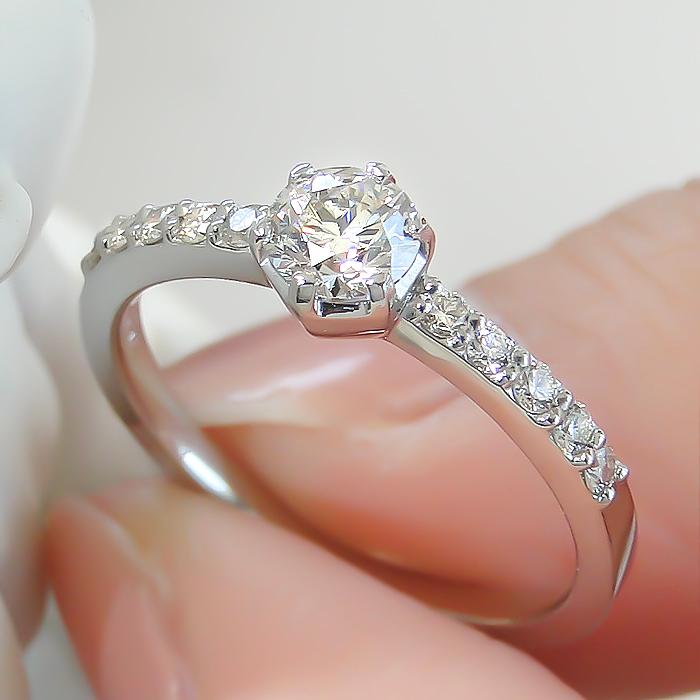 pt900 0.45ct ダイヤモンド リング プラチナ 指輪 リング ダイヤリング 0.45ct エタニティ 人気 一粒 4月 誕生石 ber0271 |  | 03