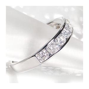 pt900 プラチナ ダイヤモンド ダイヤ 指輪 リング ハーフエタニティ