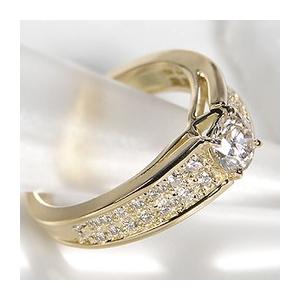 K18 YG PG WG ゴールド ダイヤモンド ダイヤ 指輪 リング 0.85ct