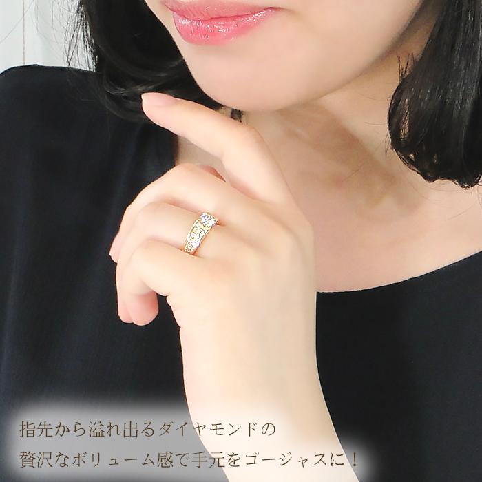 K18 YG PG WG 0.85ct ダイヤモンド ダイヤ 指輪 リングゴールド