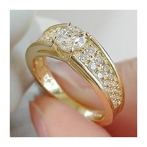 K18 YG PG WG ゴールド ダイヤモンド ダイヤ 指輪 リング 0.85ct