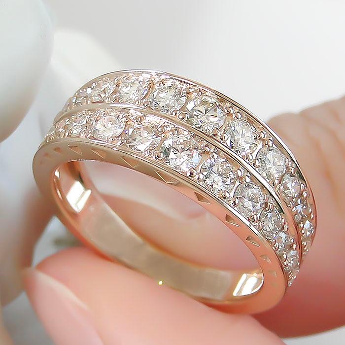 K18WG/YG/PG 【1.0ct】ダイヤモンド リング 18k 18金 .0 1カラット