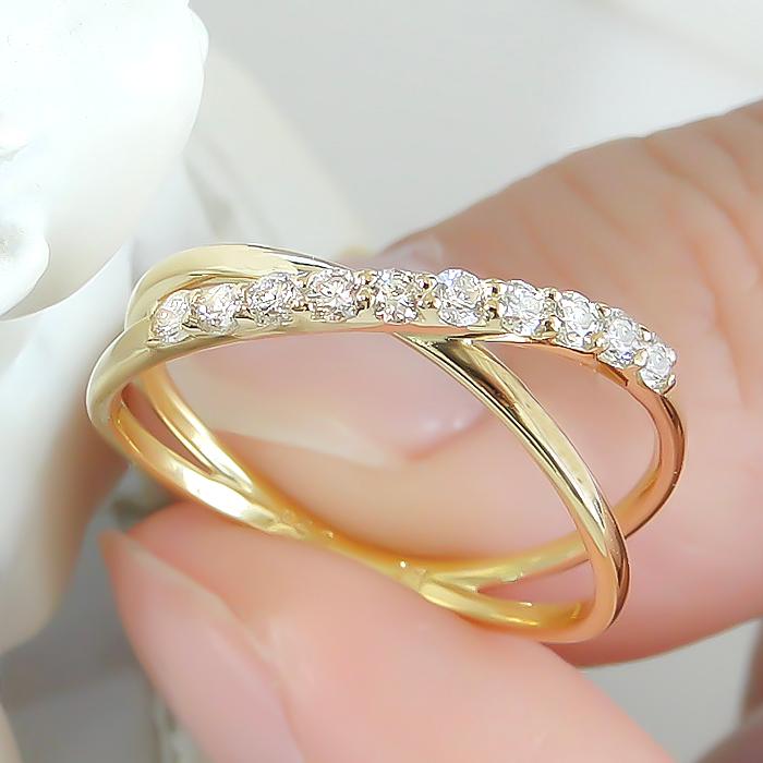 K18PG/WG/YG【0.20ctUP】テンダイヤモンド リング 18金 k18 １０周年 結婚記念日 可愛い 人気 おしゃれ ジュエリー レディース0.2ct 10粒 ber0293 |  | 03