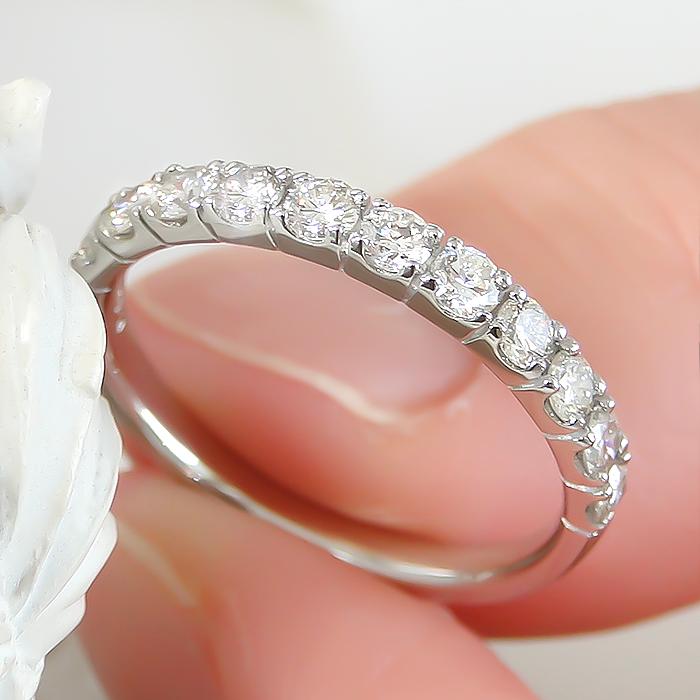 pt900 0.50ct ダイヤモンドリング 指輪 リング ダイヤモンド プラチナ ダイヤ エタニティ シンプル pt900 定番 0.5ct ber0298の画像