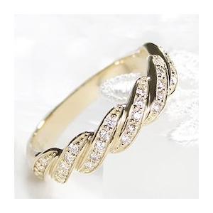 ゴールド ツイスト 0.2カラット ダイヤモンド リング 指輪 イエローゴールド 送料無料 ダイヤ 18k 18金 人気 シンプル 上品 可愛い 0.2ct YG PG WG ber0303 |  | 01
