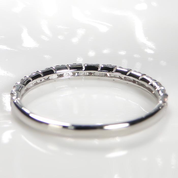 pt900/K18YG 0.3ct ダイヤモンド エタニティリング リング プラチナ900 イエローゴールド K18 18金 細身 華奢 pt900 指輪 ダイヤ  ゴールド シンプル ber0305の画像