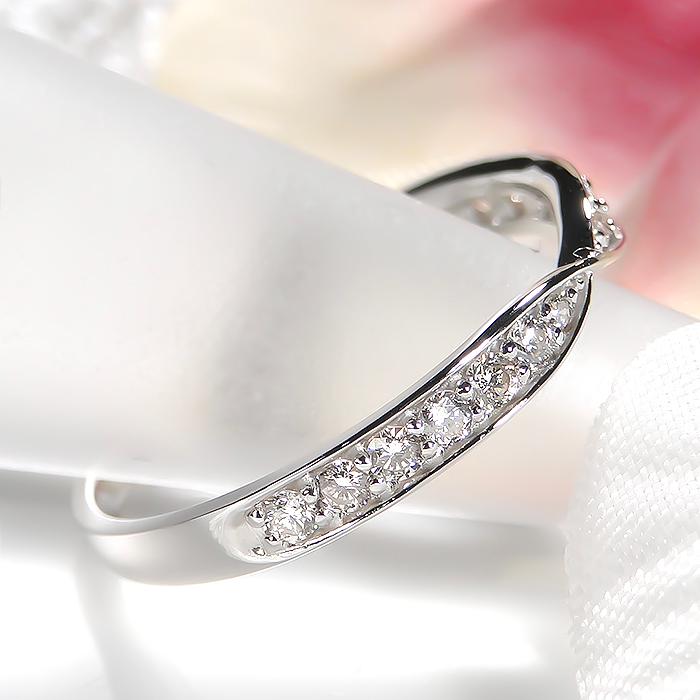 Pt900 0.20ct ダイヤモンド リング プラチナ リング 0.2カラット Pt900 0.20ct プラチナ900 ハードプラチナ エタニティ 結婚 婚約 ブライダル 4月誕生石 ber0310の画像