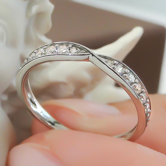 Pt900 0.20ct ダイヤモンド リング プラチナ リング 0.2カラット Pt900 0.20ct プラチナ900 ハードプラチナ エタニティ 結婚 婚約 ブライダル 4月誕生石 ber0310の画像