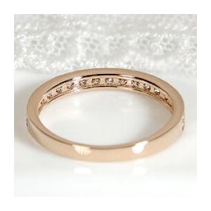 大特価 ダイヤモンド フチあり エタニティ リング K18 YG PG WG 18k 18