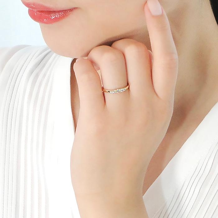 K18YG/PG/WG 0.20ctUP ダイヤモンド リング ゴールド K18 YG PG WG  0.2カラット グラデーション 18k 18金 結婚 ブライダル 4月誕生石 ber0315の画像