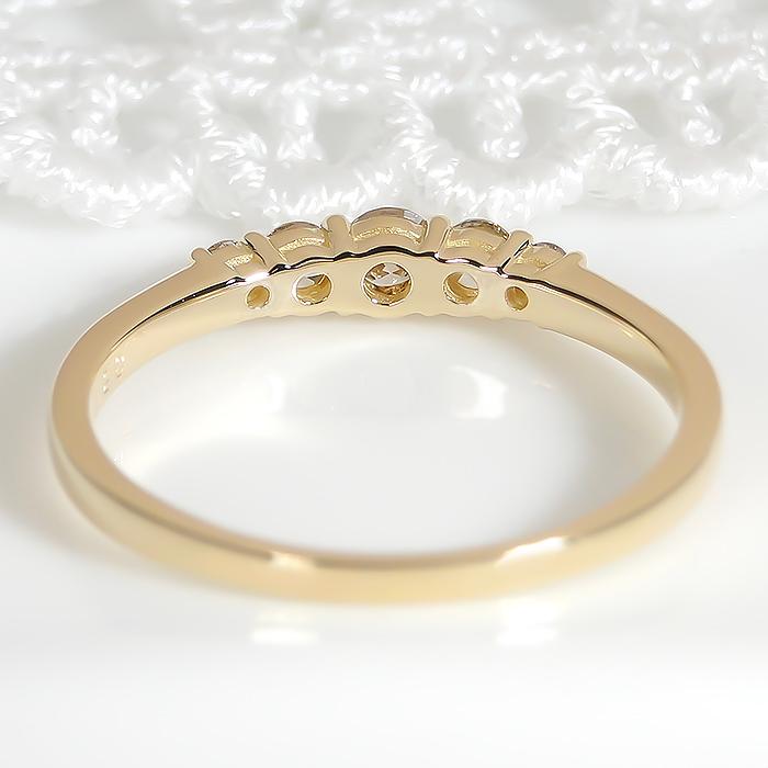 K18YG/PG/WG 0.20ctUP ダイヤモンド リング ゴールド K18 YG PG WG  0.2カラット グラデーション 18k 18金 結婚 ブライダル 4月誕生石 ber0315の画像