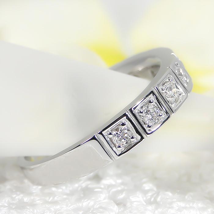 K18YG/PG/WG 0.30ct ダイヤモンド エタニティリング ゴールド リング 0.3カラット K18YG PG WG 0.30ct18k 18金 可愛いリング ハーフエタニティber0325の画像