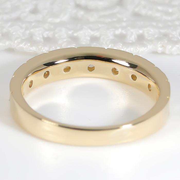 K18YG/PG/WG 0.30ct ダイヤモンド エタニティリング ゴールド リング 0.3カラット K18YG PG WG 0.30ct18k 18金 可愛いリング ハーフエタニティber0325の画像