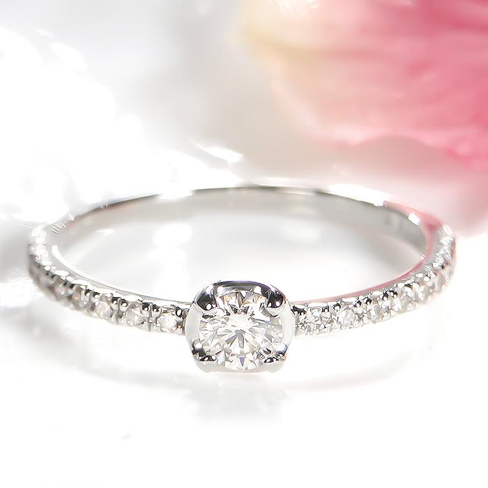 Pt900 0.30ct ダイヤモンド リング ジュエリー 0.3カラット プラチナ 
