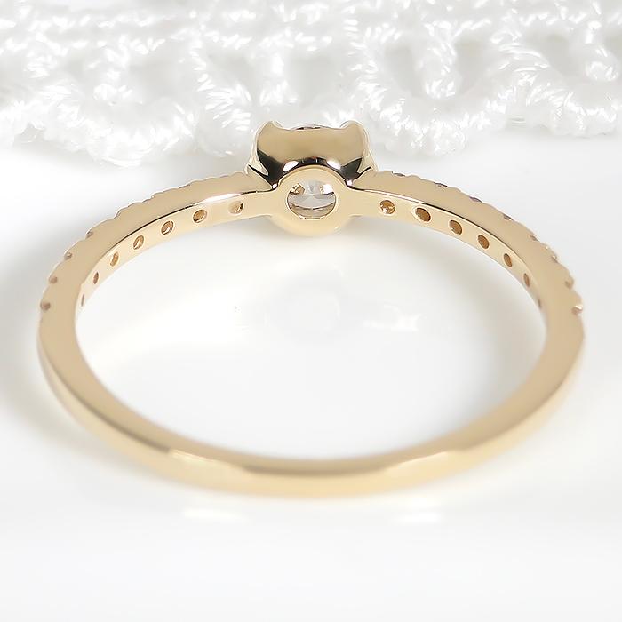 K18YG/PG/WG 0.30ct ダイヤモンド リング ジュエリー ダイヤ 0.3カラット 18金 18k ゴールド 0.16ct エタニティ 一粒 ハーフエタニティ 4誕生石 ber0332の画像