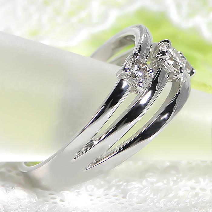 K18YG PG WG 0.30ct ダイヤモンド リング ジュエリー 0.3カラット 3連 18金 ゴールド 幅広 18k 可愛いリング 4月誕生石 新作 人気 送料無料 ber0336の画像