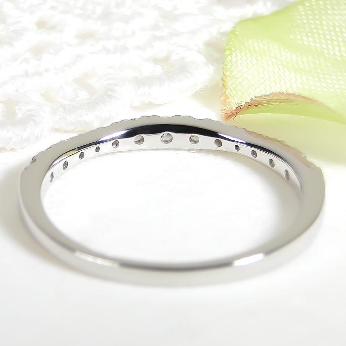 Pt900 0.20ct ダイヤモンド リング ジュエリー 個性的 0.2カラット ルテニウム割 プラチナ エタニティ ハーフエタ プラチナ900 4月誕生石  ber0341の画像