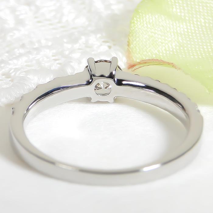 Pt900 0.40ct エタニティ ダイヤモンド リング ジュエリー ダイヤ プラチナ 大粒 0.3カラット 一粒 ルテニウム ハーフエタ 4月誕生石 普段使い デイリー ber0351の画像