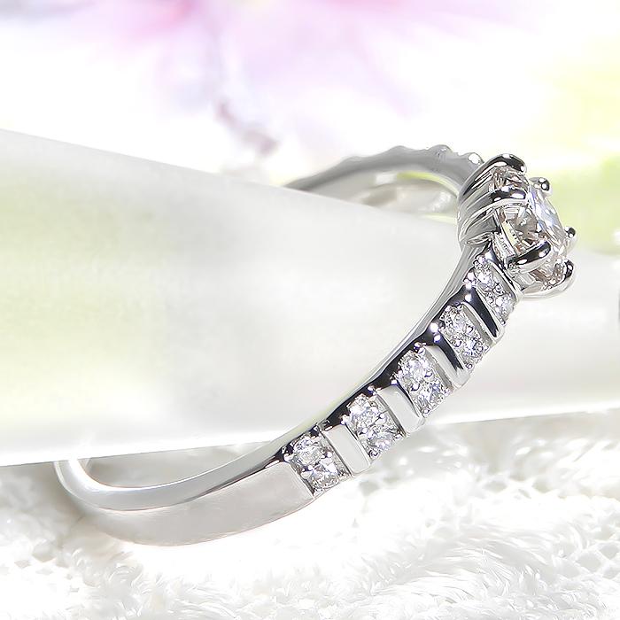 K18 YG PG WG 0.40ct エタニティ ダイヤモンド リング ジュエリー ダイヤ ゴールド  0.3カラット 一粒 大粒 おしゃれ ハーフエタ 普段使い デイリーber0352の画像