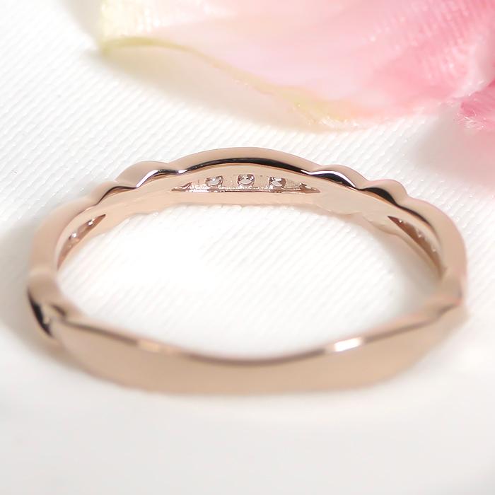 K18 YG PG WG 0.12ct インフィニティ ダイヤモンド リング ジュエリー ダイヤ 無限 ∞ ゴールド 0.12カラット ゴールド 18金 18k 4月誕生石 ber0359 |  | 04