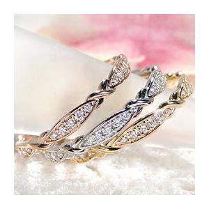 K18 YG PG WG 0.12ct インフィニティ ダイヤモンド リング ジュエリー ダイヤ 無限 ∞ ゴールド 0.12カラット ゴールド 18金 18k 4月誕生石 ber0359 |  | 05