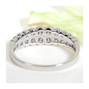 K18 YG PG WG 0.50ct ダイヤモンド リング ジュエリー ダイヤ 2列