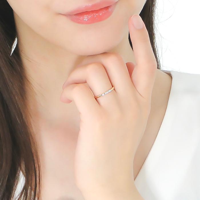 K18 YG PG WG 0.05ct ダイヤモンド リング ジュエリー ダイヤ ゴールド 18金 18k 重ね着け レイヤード 人気 普段使い デイリー 3石 スリーストーン ber0374 |  | 02