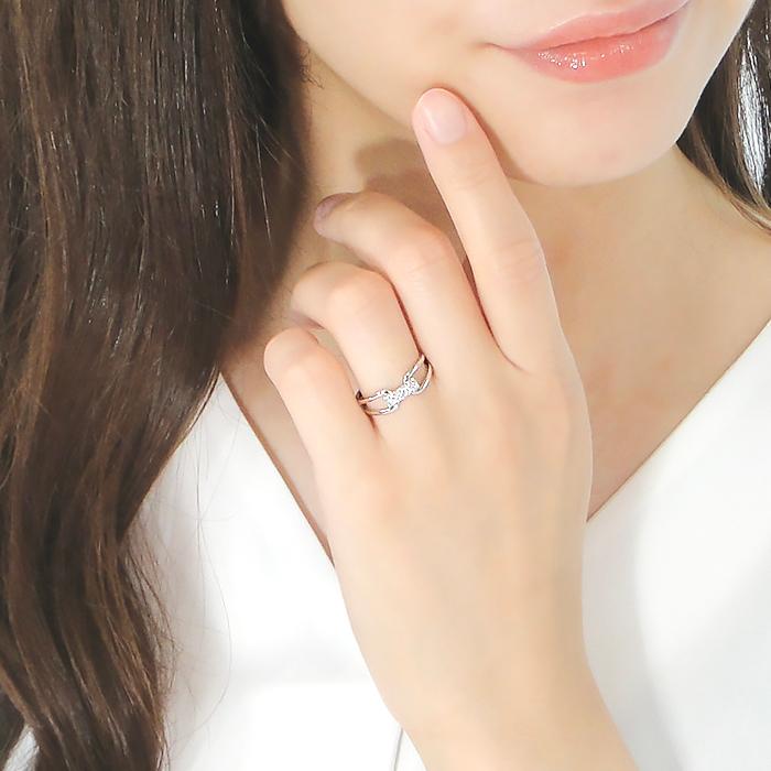 Pt900 0.10ct ダイヤモンド リング ジュエリー ダイヤ プラチナ ルテニウム 0.1カラット 4月 誕生石 人気 おしゃれ 普段使い デイリーリング ber0377の画像