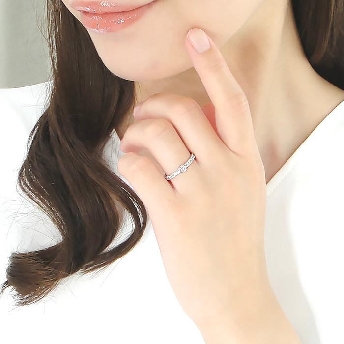 Pt900 0.50ct ダイヤモンド リング ジュエリー ダイヤ プラチナ 0.5