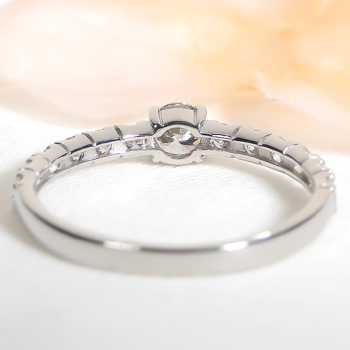Pt900 0.50ct ダイヤモンド リング ジュエリー ダイヤ プラチナ 0.5