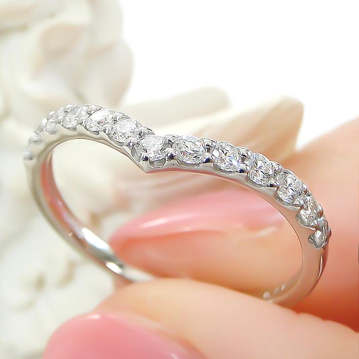 pt900 【0.3ct】Vライン ダイヤモンド リング 送料無料 pt900 0.3ct Vライン  ジュエリー プレゼント 記念日 誕生日 結婚 普段使い ブライダル ber0399の画像